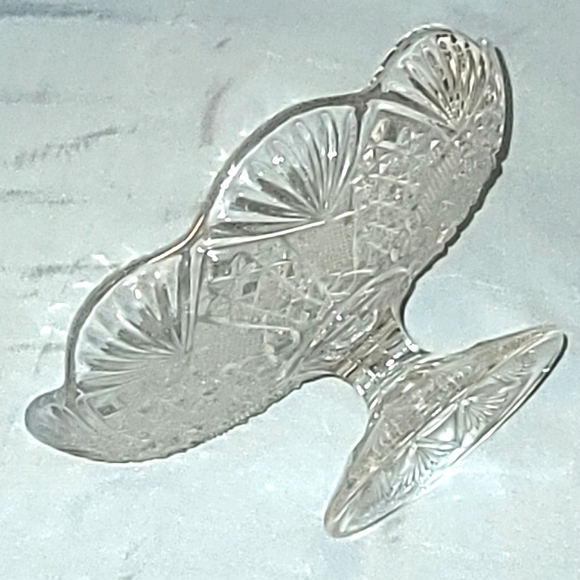 Antique EAPG pedestal compote #15088  'Panama' pattern ca.1904 - Picture 6 of 12